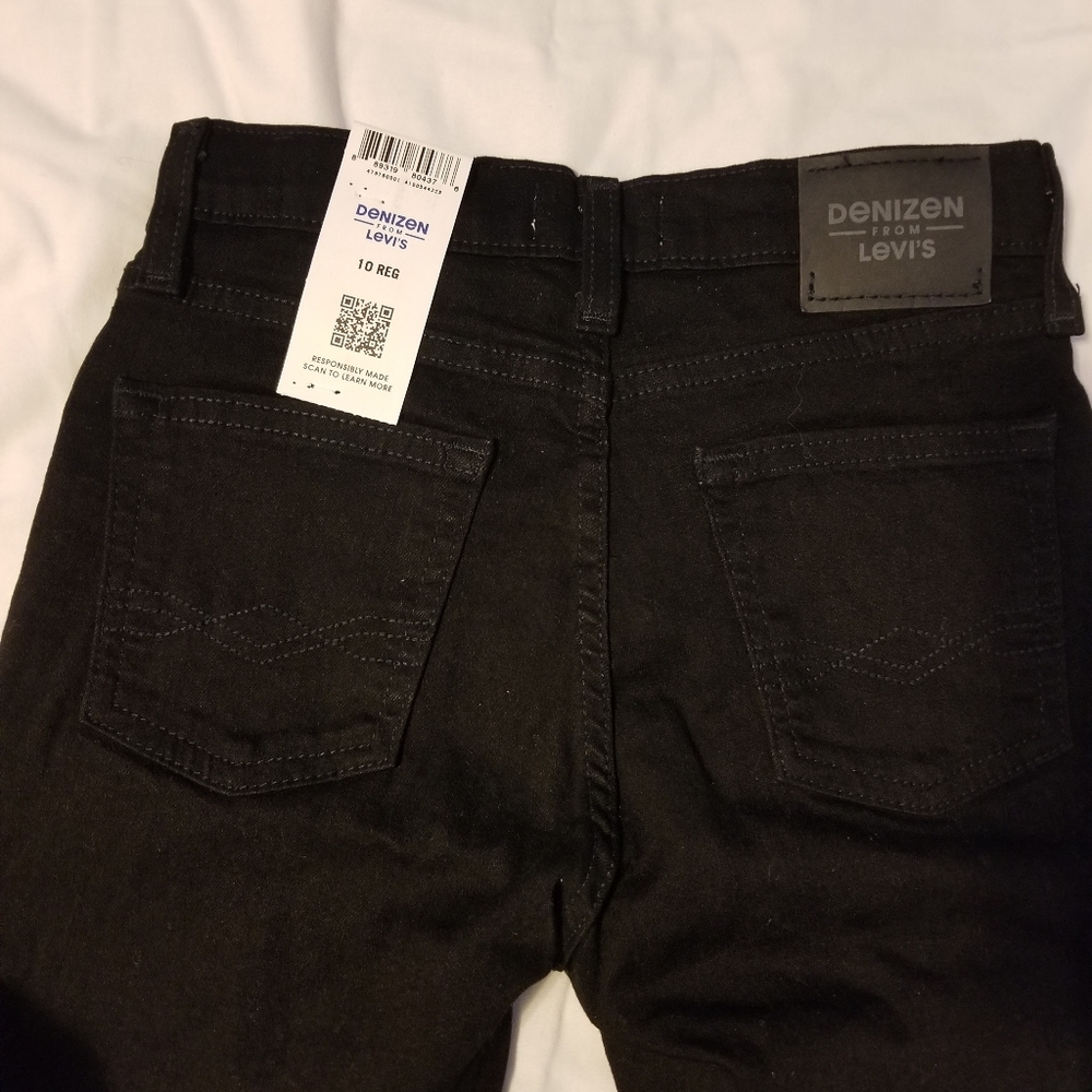 NWT Dinizen from Levi's Skinny Black Jeans Size 10 Reg - Picture 9 of 12